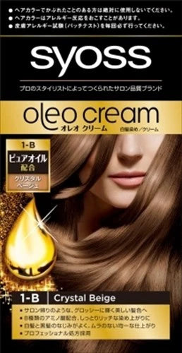 Syoss Oleo 面霜染髮膏 1B 水晶米色(Crystal Beige)