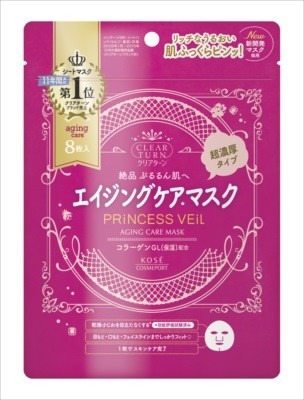 KOSE CosmeportClear Turn Princess Veil 抗老修護面膜(片裝面膜)