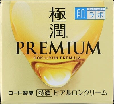 Rohto肌研 極潤 Premium 透明質酸面霜(護膚品)