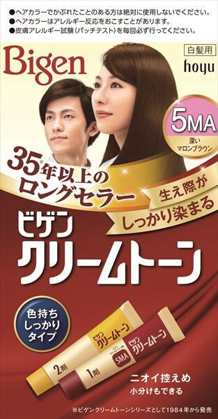 Bigen 面霜染髮霜 5MA 深栗棕(遮白髮用)