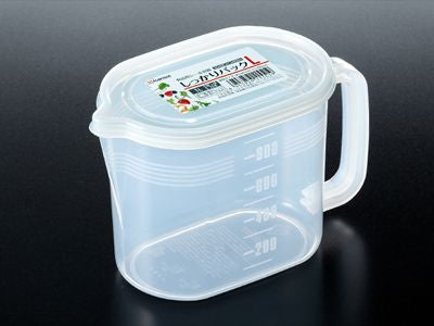 Nakaya Shikkari Pack L 1L Food Storage Container with Handle (Made in Japan)