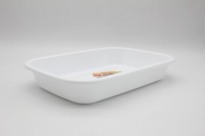 Nakaya Cooking Prep Tray L 2L 29.7×21×5cm White (Made in Japan)