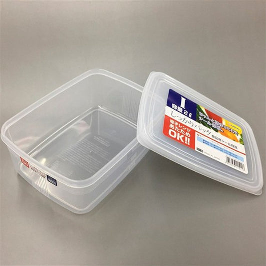 2L 方形食物保鮮盒 21×15.6×8cm（日本製）