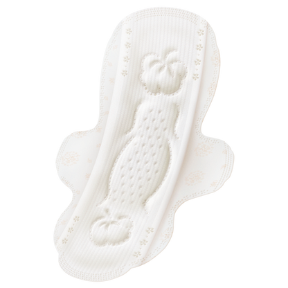Unicharm Sofy 100% Organic Cotton Hadaomoi Sanitary Pad Heavy Daytime Wing 23cm 15 Pads