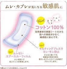 FreeNe Cotton 100% Without Wings for Normal Days 21cm 24pcs(Made in Japan)