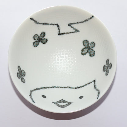 Bowl Smile Animal Chick Kids Rice Bowl 11cm Mino Ware Made in Japan