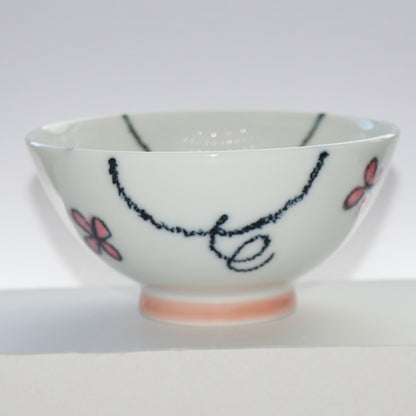 Bowl Smile Animal Piggy Kids Rice Bowl 11cm Mino Ware Made in Japan
