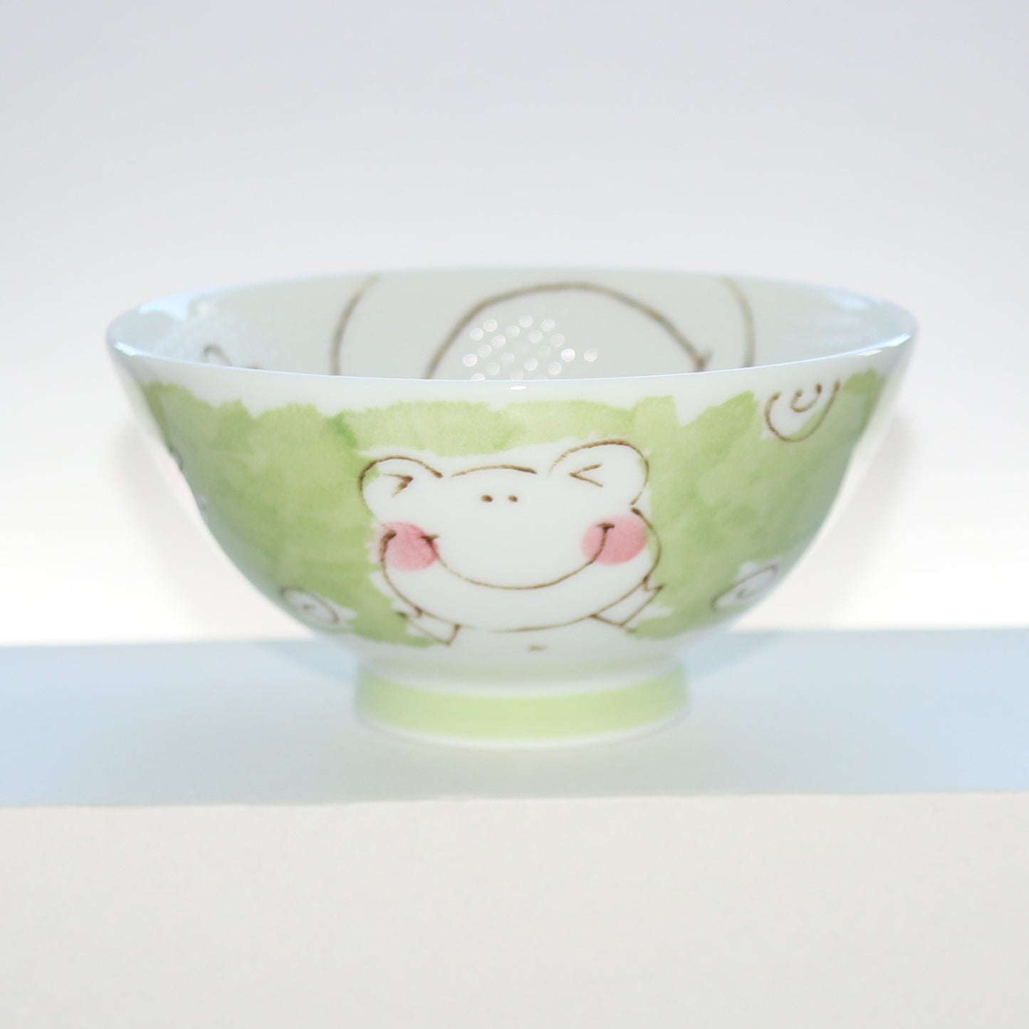 Bowl Smile Animal Frog Kids Rice Bowl 11cm Mino Ware Made in Japan