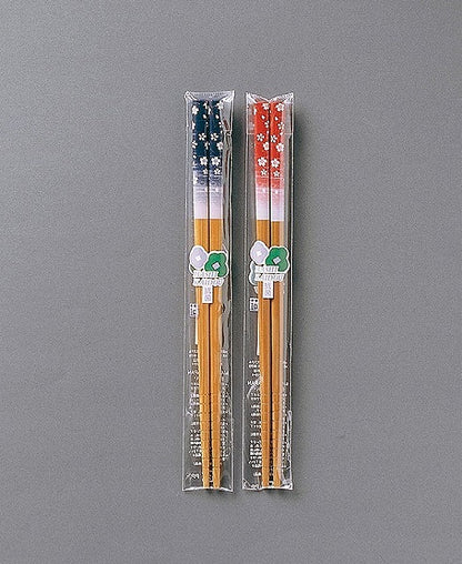 Soot Bamboo Chopsticks Sakura Fubuki 19.5cm (Made in Japan)