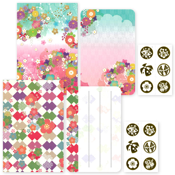 Japanese-style Gift Envelope (Lai See) (5 pcs) (Made in Japan)