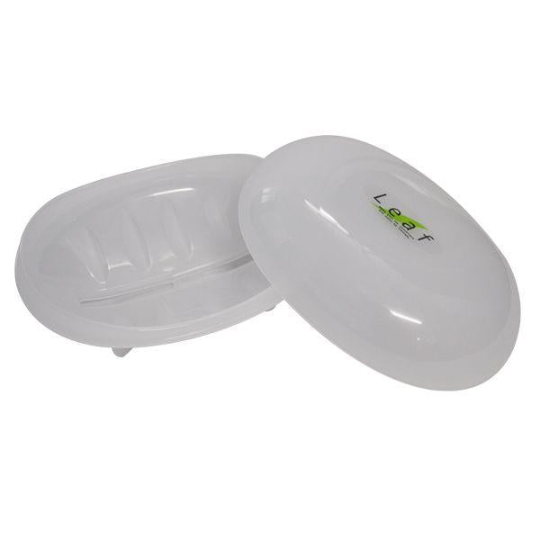 Antibacterial Soap CaseLeaf Soap Box, Natural (Made in Japan)
