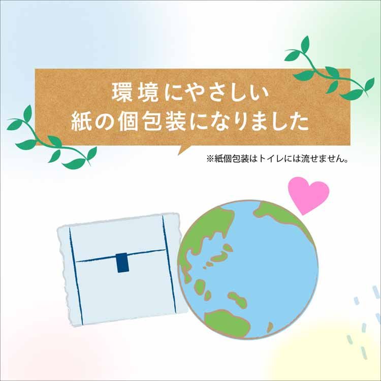 Diao-paper Elis New bare skin feeling Standard-Heavy Day With Wings 20.5cm individual paper package 20pcs × 2pack (Made in Japan)