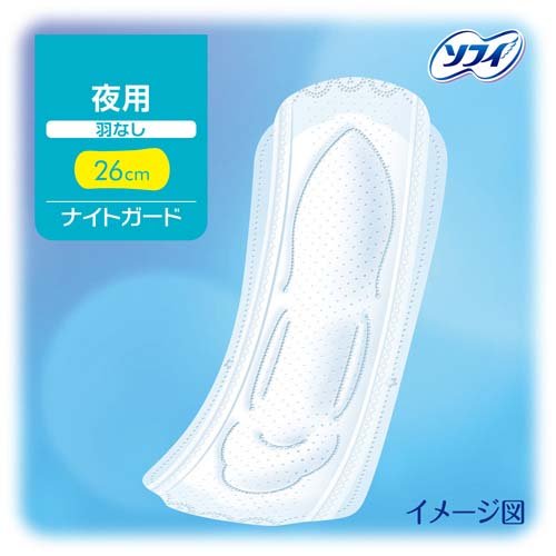 Unicharm Sofy Body Fit Night Guard 26cm No wing 11pcs x 2 Packs (Made in Japan)