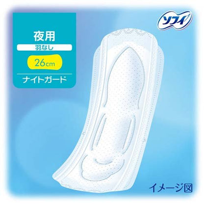 Unicharm Sofy Body Fit Night Guard 26cm No wing 11pcs x 2 Packs (Made in Japan)
