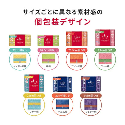 Ellis Compact Guard, High flow, Nights, With Wings (29 cm) (15 pcs) (Made in Japan)