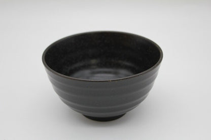 Mino Ware Black Rice Bowl (Made in Japan)