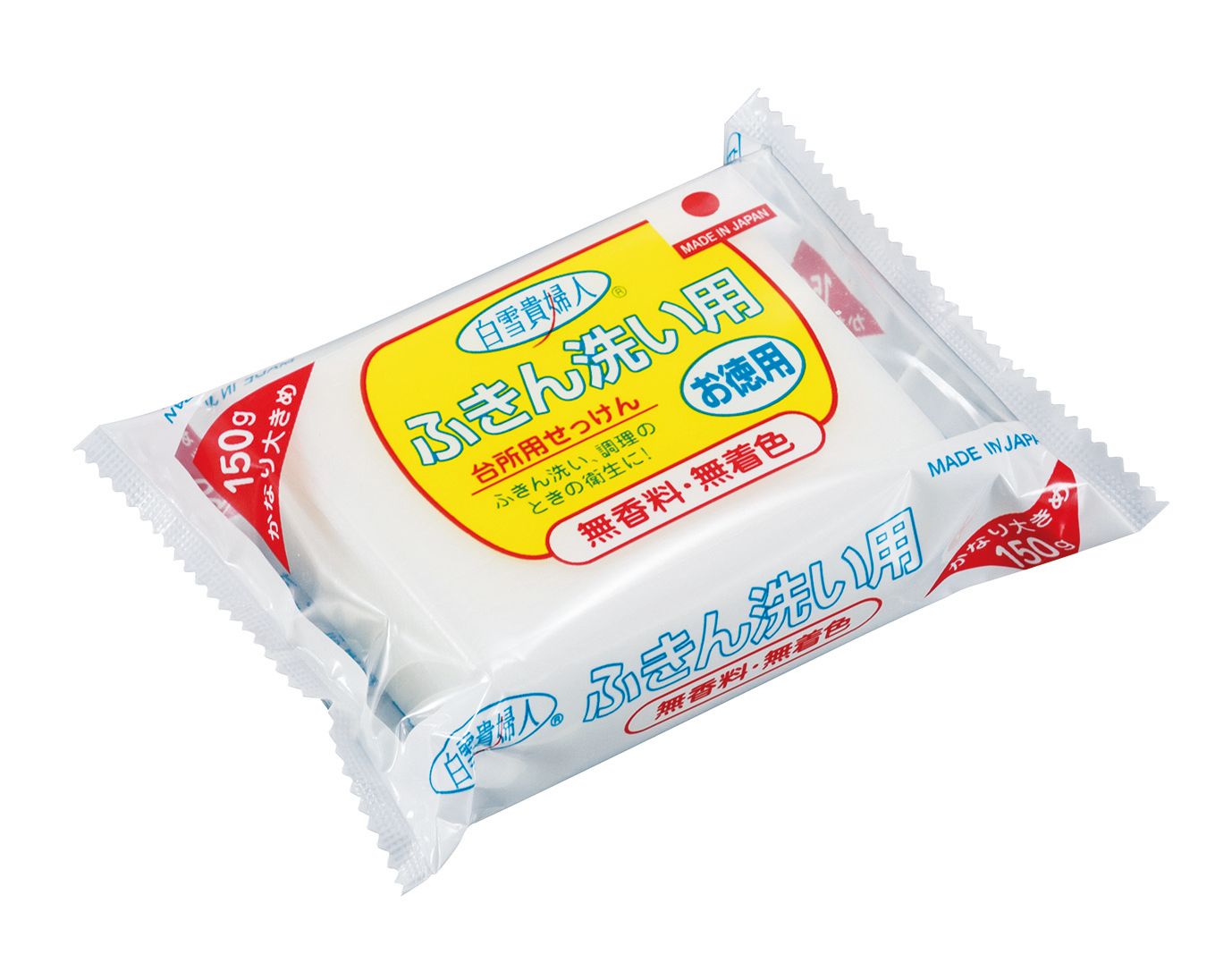 FUDO Shirayuki Lady Kitchen & Dishcloth Soap 150g (Made in Japan)