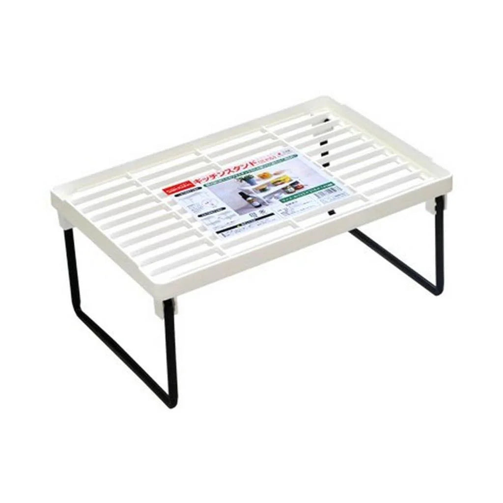 Kitchen Stand Plastic Shelf 32.3 × 21.8 × 14.5 cm(Made in Japan, Max load 1.5 kg)