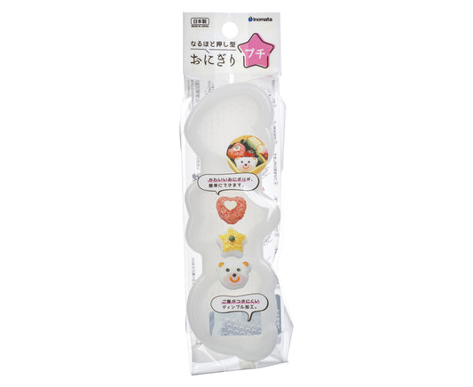 Inomata Sushi & Rice Ball Mold Set (Heart/Star/Bear) (Made in Japan)