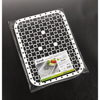 Sink Draining Rack Nagashi Sunoko (White) 39.5×29.5×0.8cm (Made in Japan)