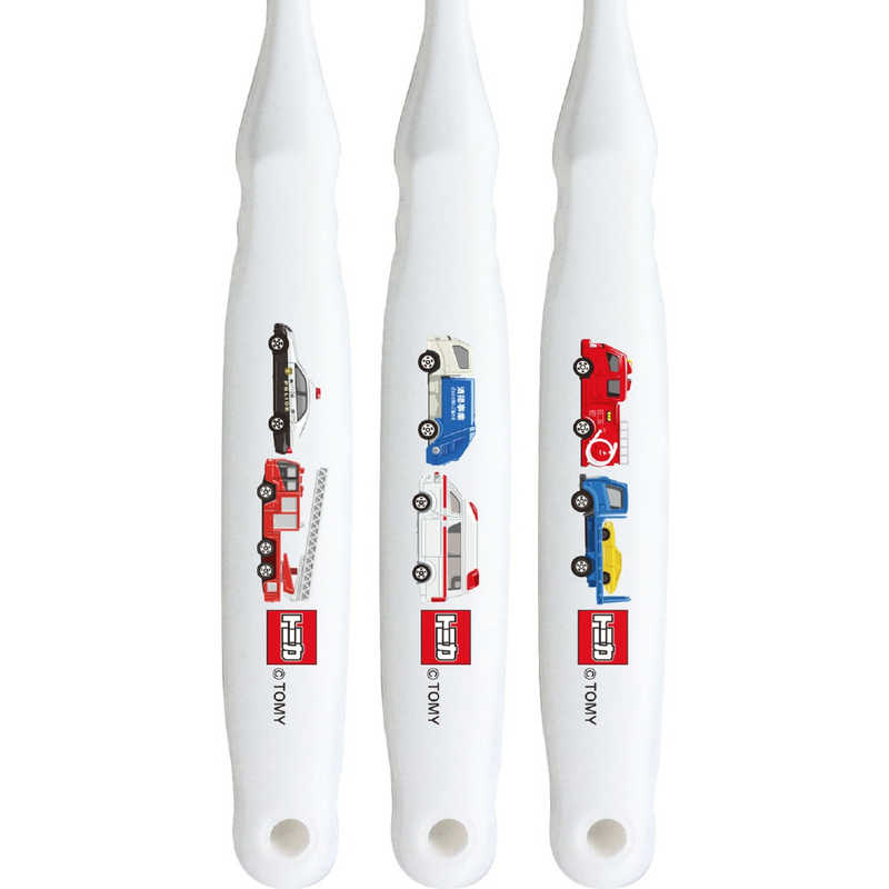 EBiSU Kids Tomica Toothbrush (Soft) Ages 0.5–2, 1pc (Made in Japan)