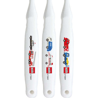 EBiSU Kids Tomica Toothbrush (Soft) Ages 0.5–2, 1pc (Made in Japan)