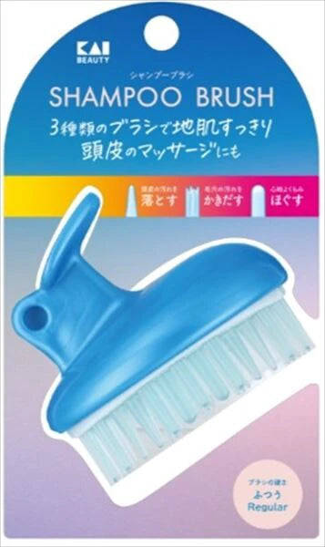 貝印洗髮按摩刷（標準款）美妝