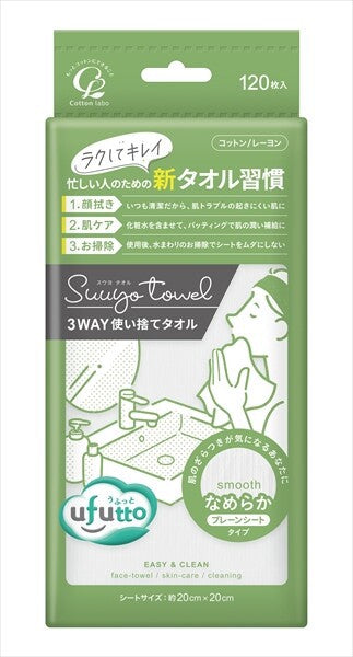 Cotton LaboUfuutto 柔滑吸水棉巾（棉質）