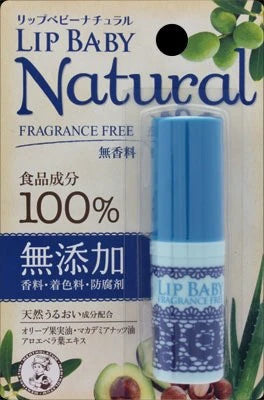 Rohto曼秀雷敦 Lip Baby 天然無香料 潤唇膏