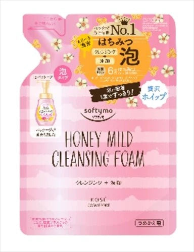 KOSE CosmeportSoftymo 蜂蜜溫和卸妝潔面泡沫 補充裝