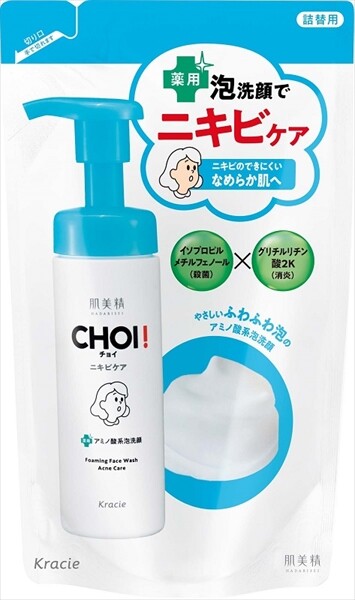 Kracie肌美精 CHOI 藥用泡沫潔面（暗瘡護理）補充裝