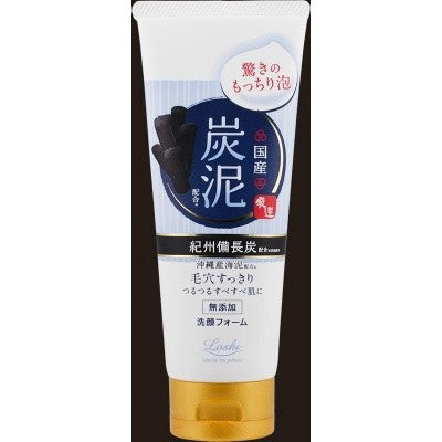 Rossi Moist Aid 日本製泡沫潔面乳 S（添加炭泥）