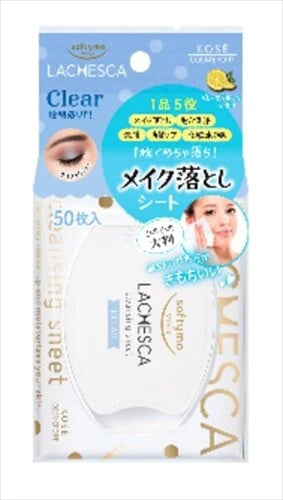 KOSE CosmeportSoftymo Lachesca 清爽水感卸妝潔面濕紙巾（Clear）