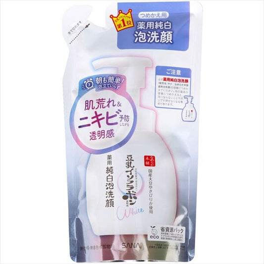 常盤薬品SANA 滑嫩本舖 藥用泡沫潔面（補充裝）潔面・卸妝