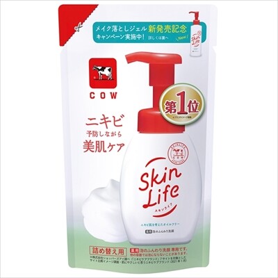 牛乳石鹸共進社Skinlife 藥用輕柔泡沫潔面 補充裝（潔面／卸妝）