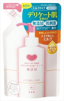 牛乳石鹸共進社COW BRAND 無添加卸妝潔面乳（補充裝）