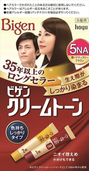 Bigen 面霜染髮膏 5NA 深自然啡（遮白髮用）