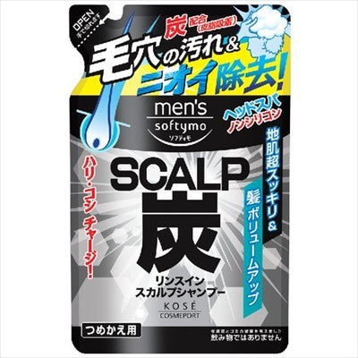 KOSE CosmeportKOSE Cosmeport 男士 Softymo 炭配方二合一洗髮水（補充裝）