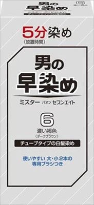 Mr. Paon Seven Eight 6 深褐色染髮劑（濃色）