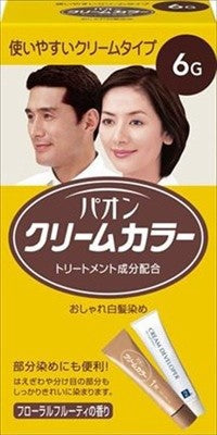 PaoN 面霜染髮膏 6G 自然啡色（遮白髮用）