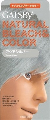 MandomGATSBY 自然漂染髮色（Aqua Silver 水感銀灰）染髮劑