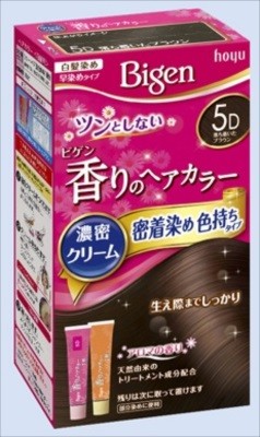 Bigen 香氛染髮面霜 5D 沉穩啡色（遮白髮用）