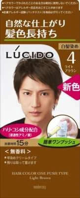 LUCIDO 一按式護理染髮劑（淺棕色）染髮
