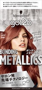 販売終了Henkel Japan GOT2B Bonding Metallics 金屬感染髮劑（石榴薑紅）