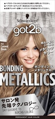 販売終了Henkel Japan GOT2B Bonding Metallics 金屬感染髮劑（焦糖金棕色）