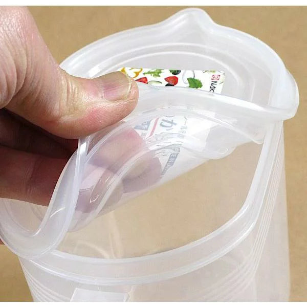 Nakaya Shikkari Pack L 1L Food Storage Container with Handle (Made in Japan)