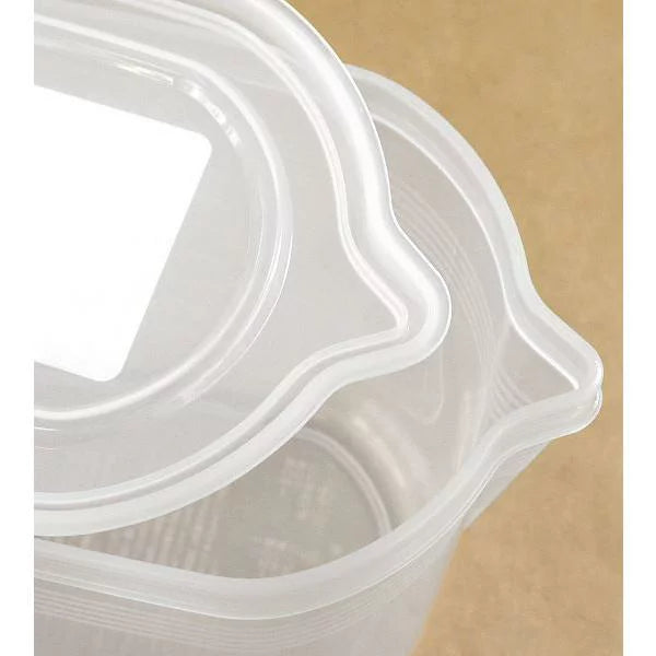 Nakaya Shikkari Pack L 1L Food Storage Container with Handle (Made in Japan)