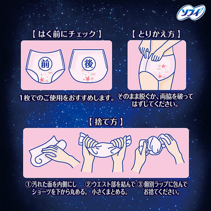 Unicharm 蘇菲 Sofy 超熟睡安睡褲 M-L 2片 (日本製)